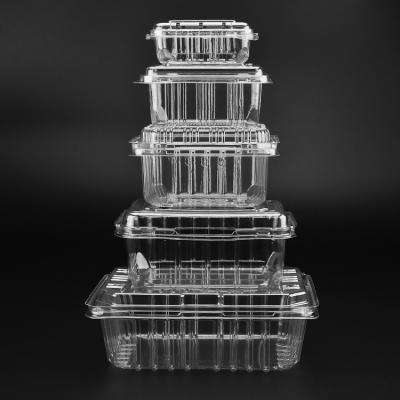 Food Grade PET Plastic Clamshell Box