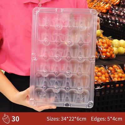 New Types of PET Strawberry Plastic Box