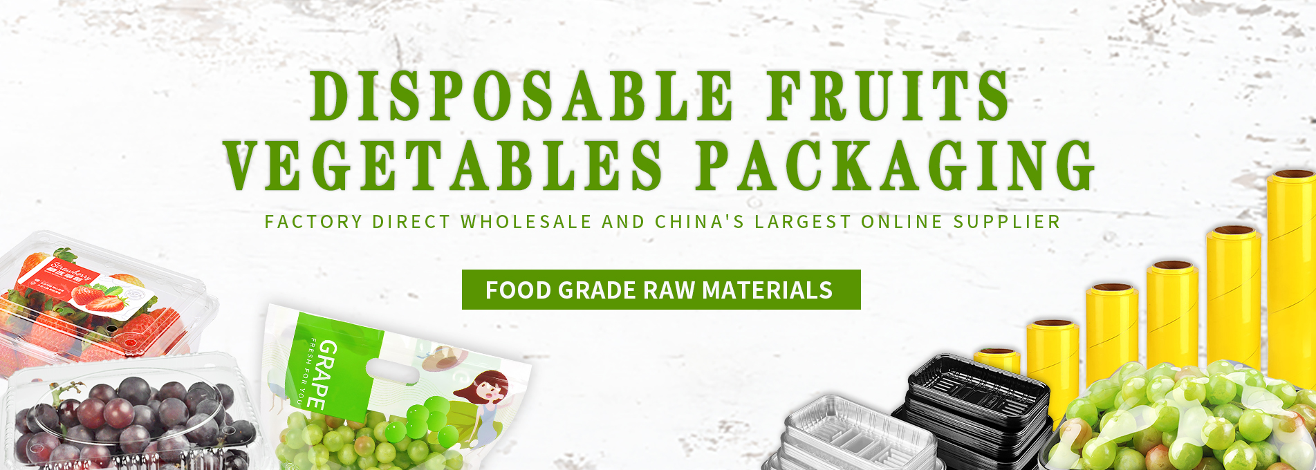 Disposable Fruits Vegetables Packaging