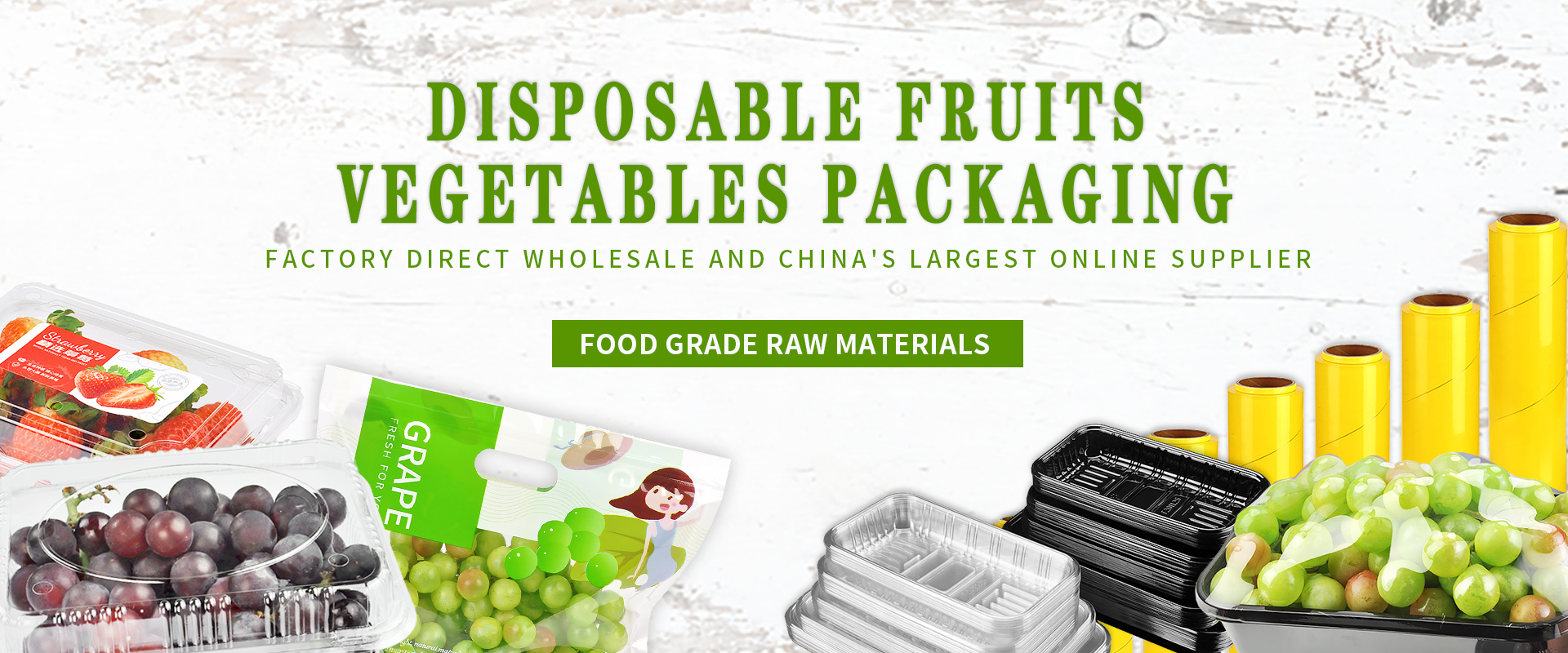 Disposable Fruits Vegetables Packaging