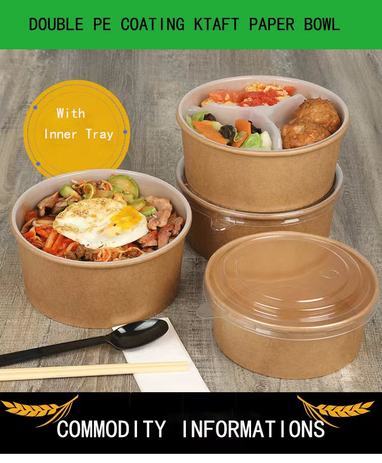 Disposable Kraft Paper Bowl Advantages